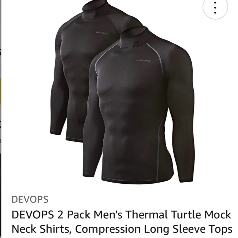 !!BUNDLE DEAL!! Mens Devop Thermal Turtleneck Tops - Picture 7 of 7